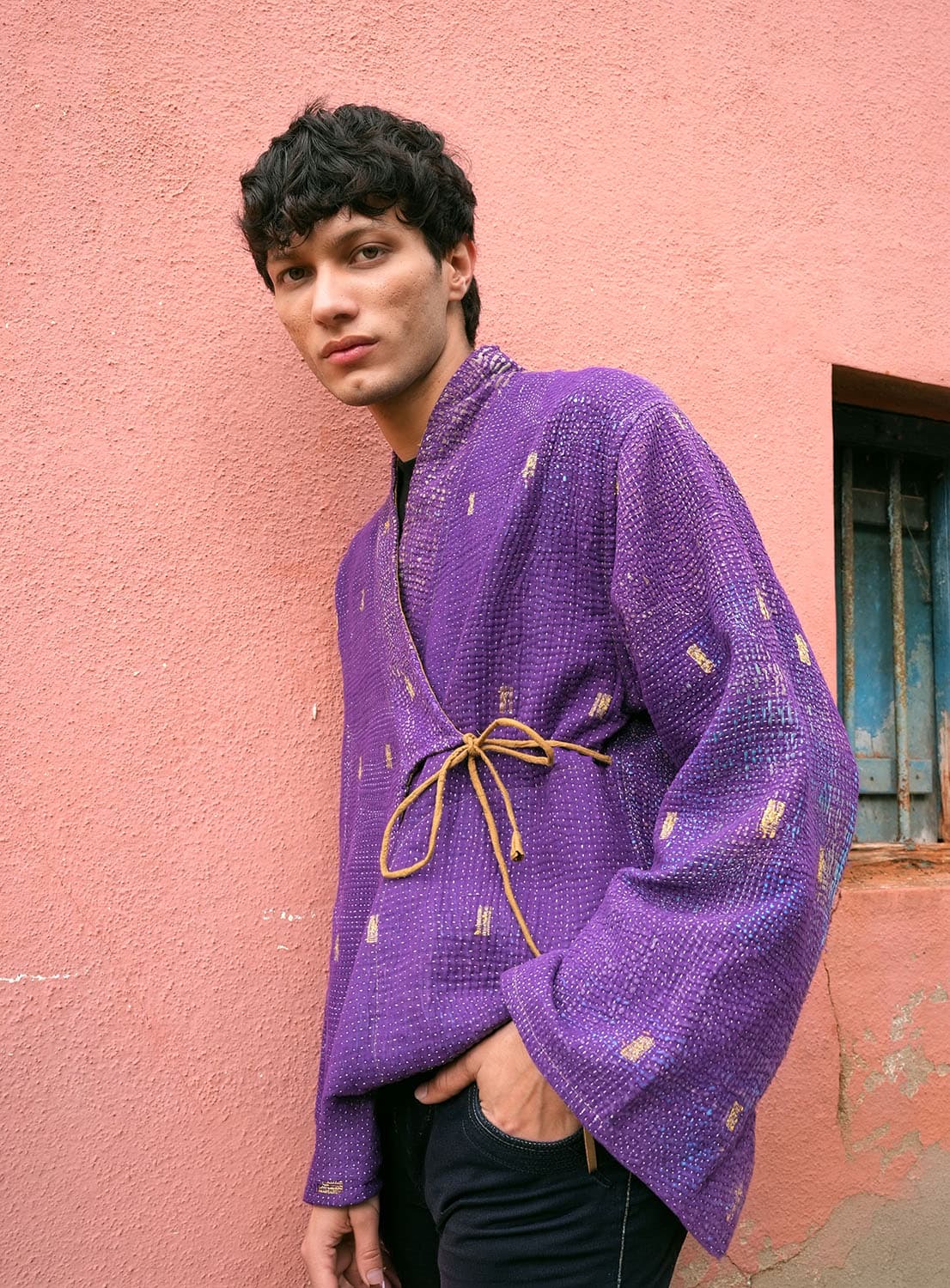 Alka Artisanals handcrafted kantha kimono